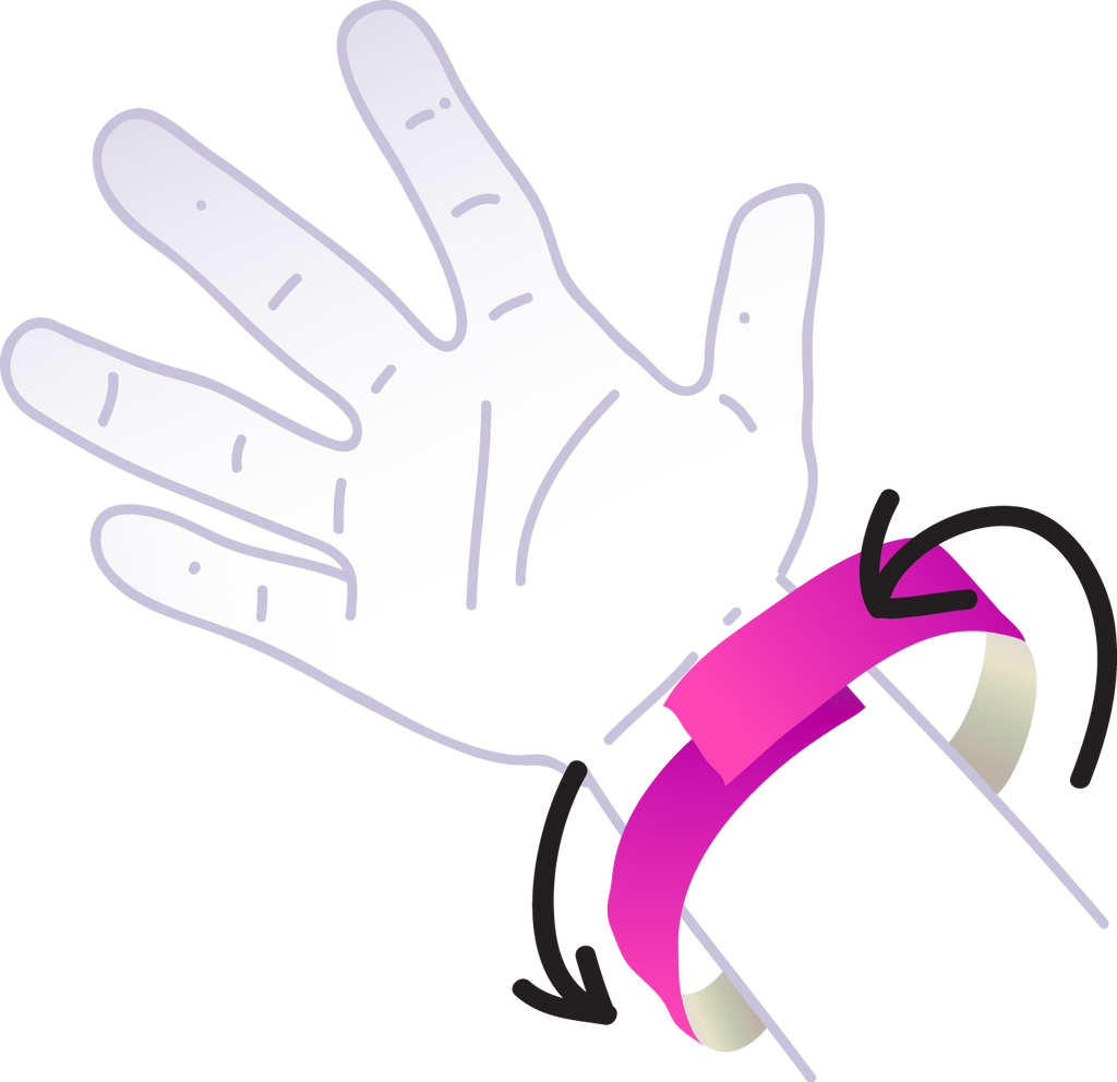 Aarmband QR Wristband 10-pack