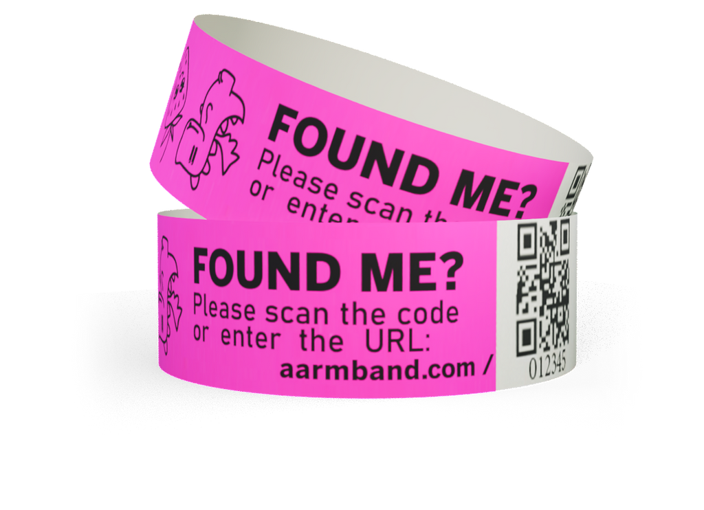 Aarmband QR Wristband 10-pack