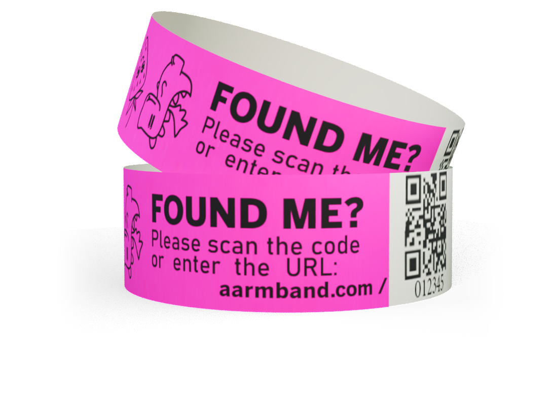 Aarmband QR Wristband 10-pack