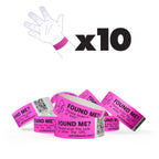 Aarmband Child Safety Wristbands - 10 Pack